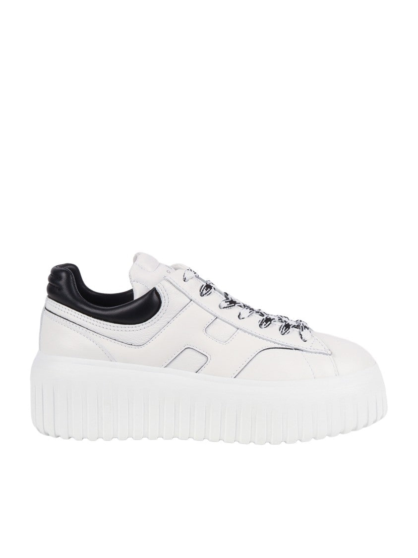 Hogan H Stripes Smooth Leather Sneakers