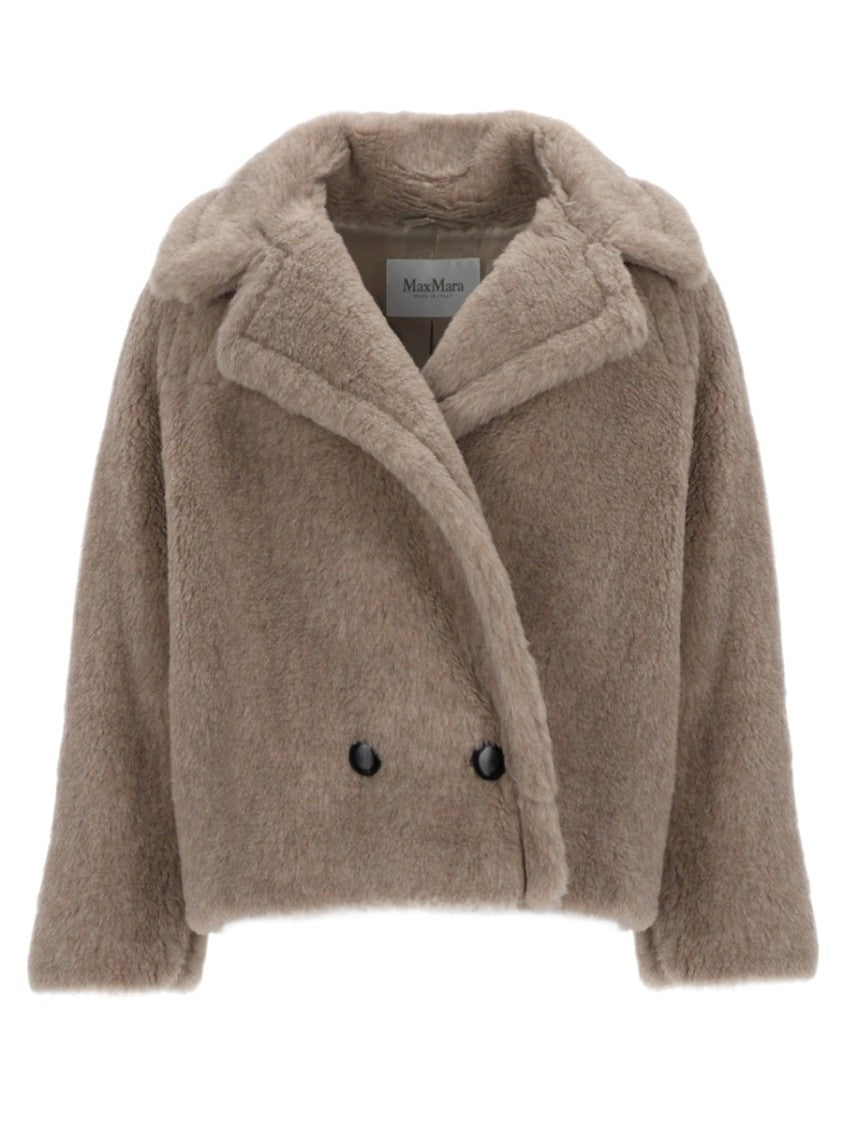 Max Mara Galley Cropped Alpaca-Blend Coat
