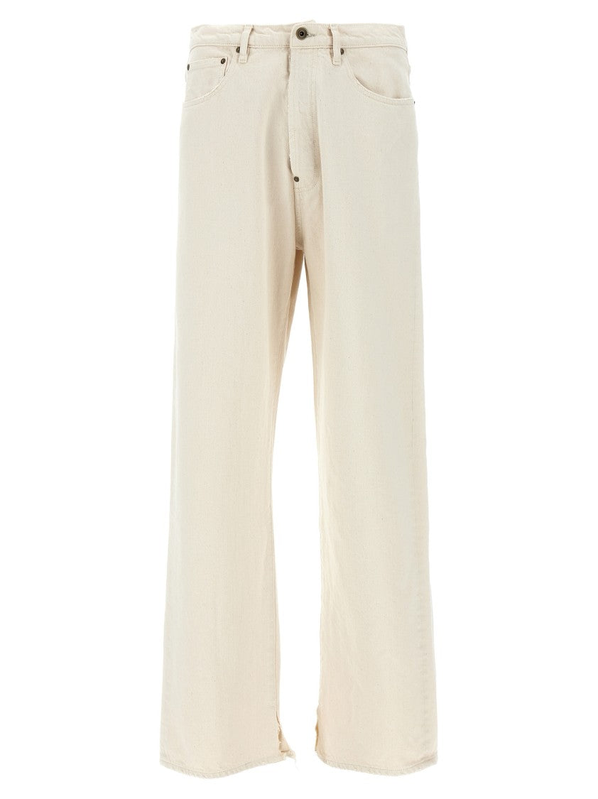 Maison Margiela Distressed Cotton Denim Jeans