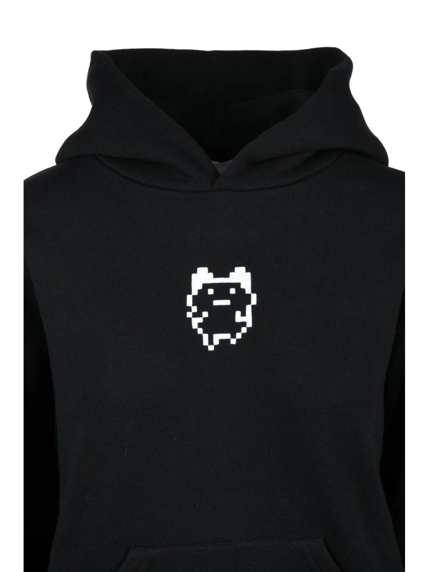 Coperni Black Hooded Organic Cotton-Blend Hoodie