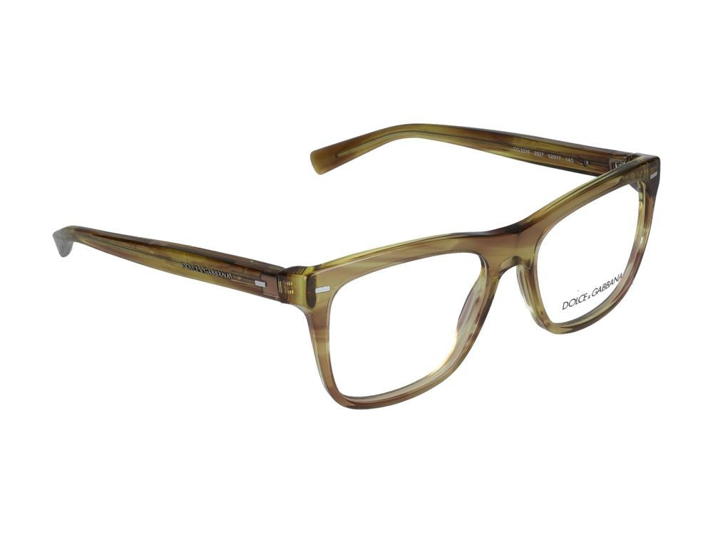 Dolce & Gabbana 3226 Vista Acetate Oversized Square Eyeglasses