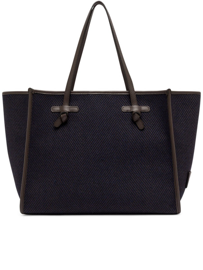 Gianni Chiarini Marcella Textured Herringbone Leather Tote
