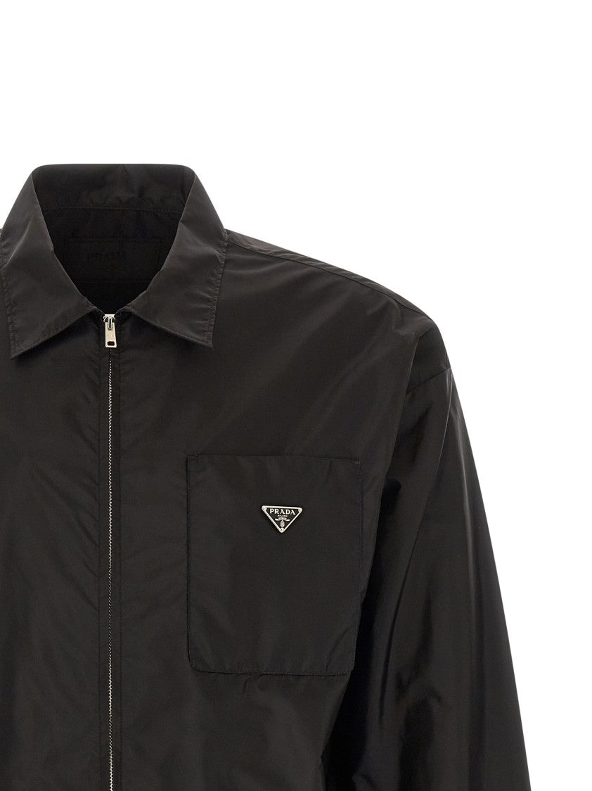 Prada Re-Nylon Feather Shirt