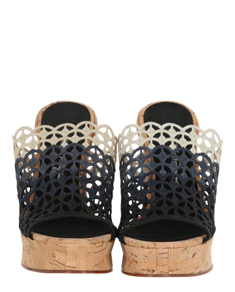 Ferragamo Saja Platform Sandals