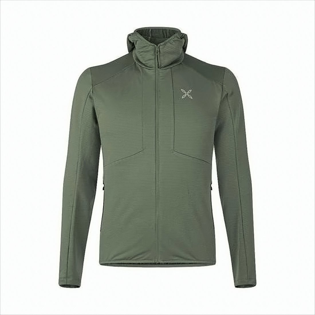 Montura Tailored Green Activewear Jacket With Zippered Pockets