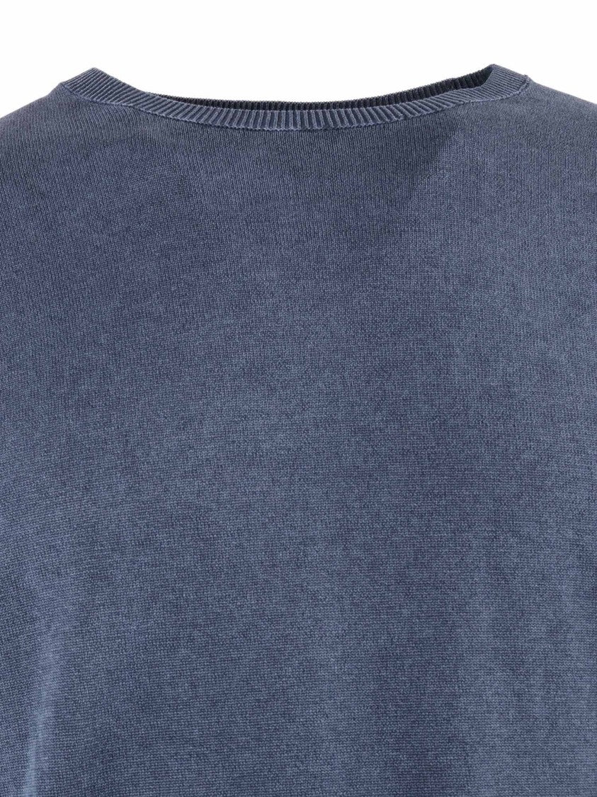Rrd Washed Effect Round Neck Sweater