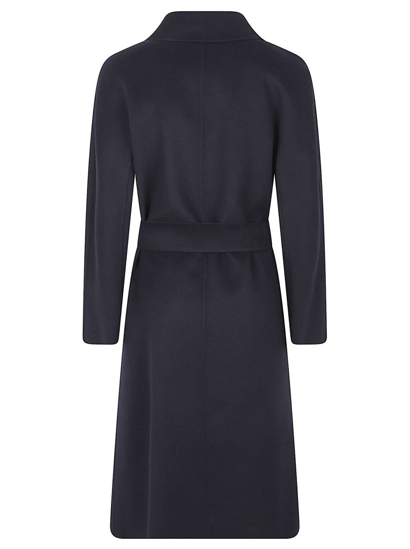 Max Mara Long Wrap Coat With Matching Belt