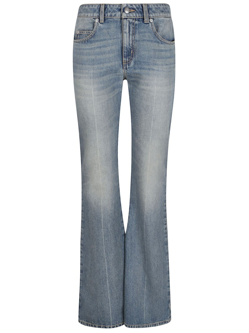 Alexander Mcqueen High-Waisted Flared Jeans