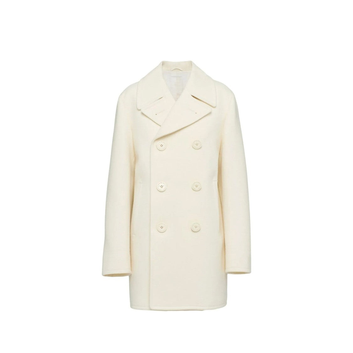 Prada Double-Breasted Wool Coat