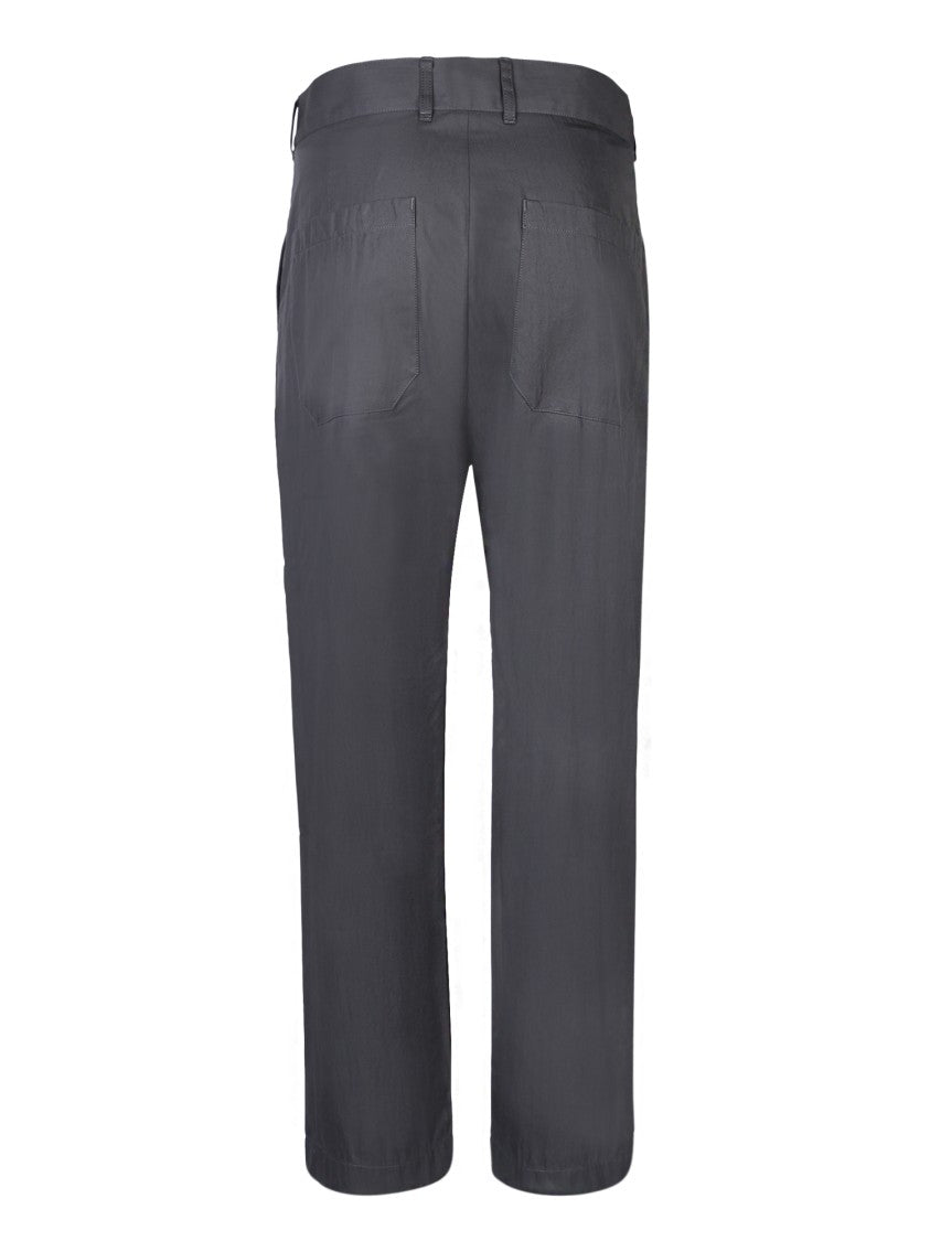 Studio Nicholson Cotton-Blend Black Trousers
