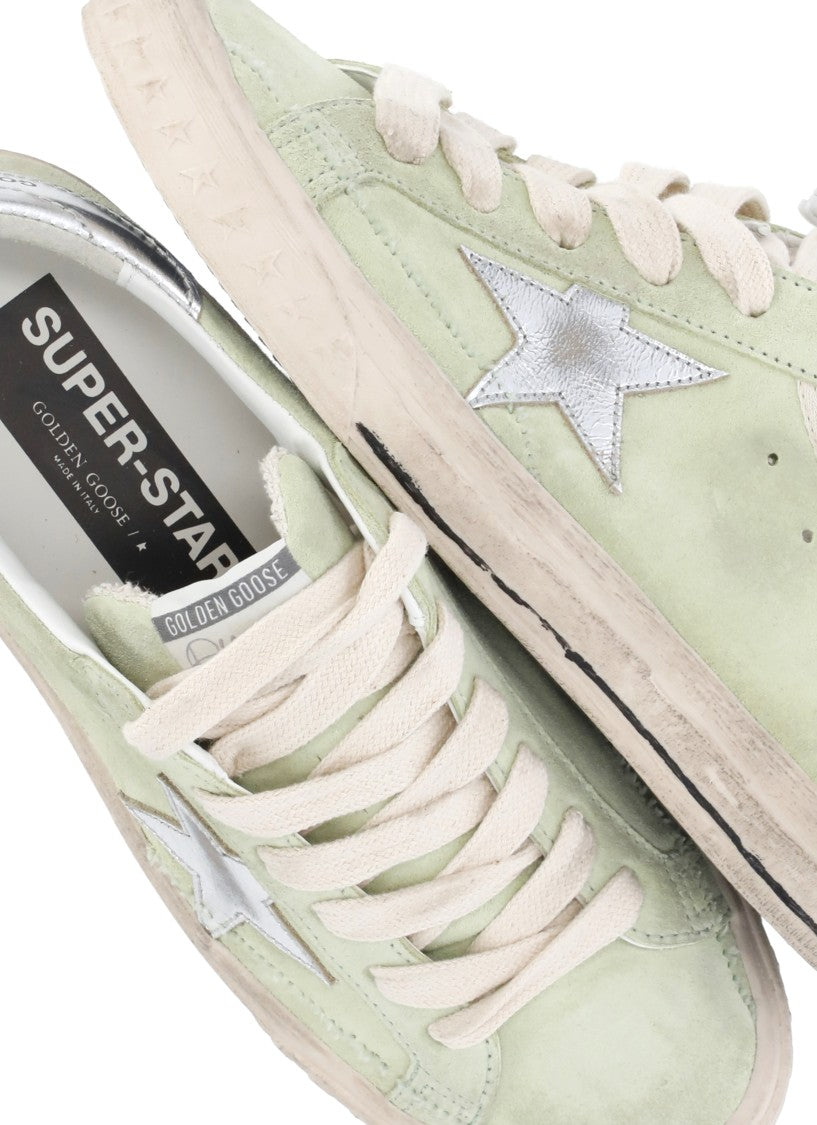 Golden Goose Green Super Star Sneakers