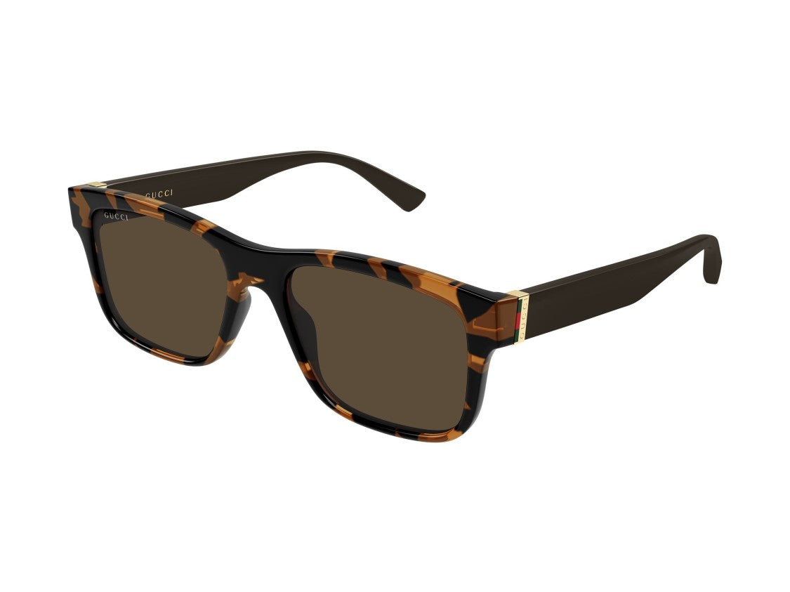 Gucci Tortoiseshell Gg2085s Square Sunglasses