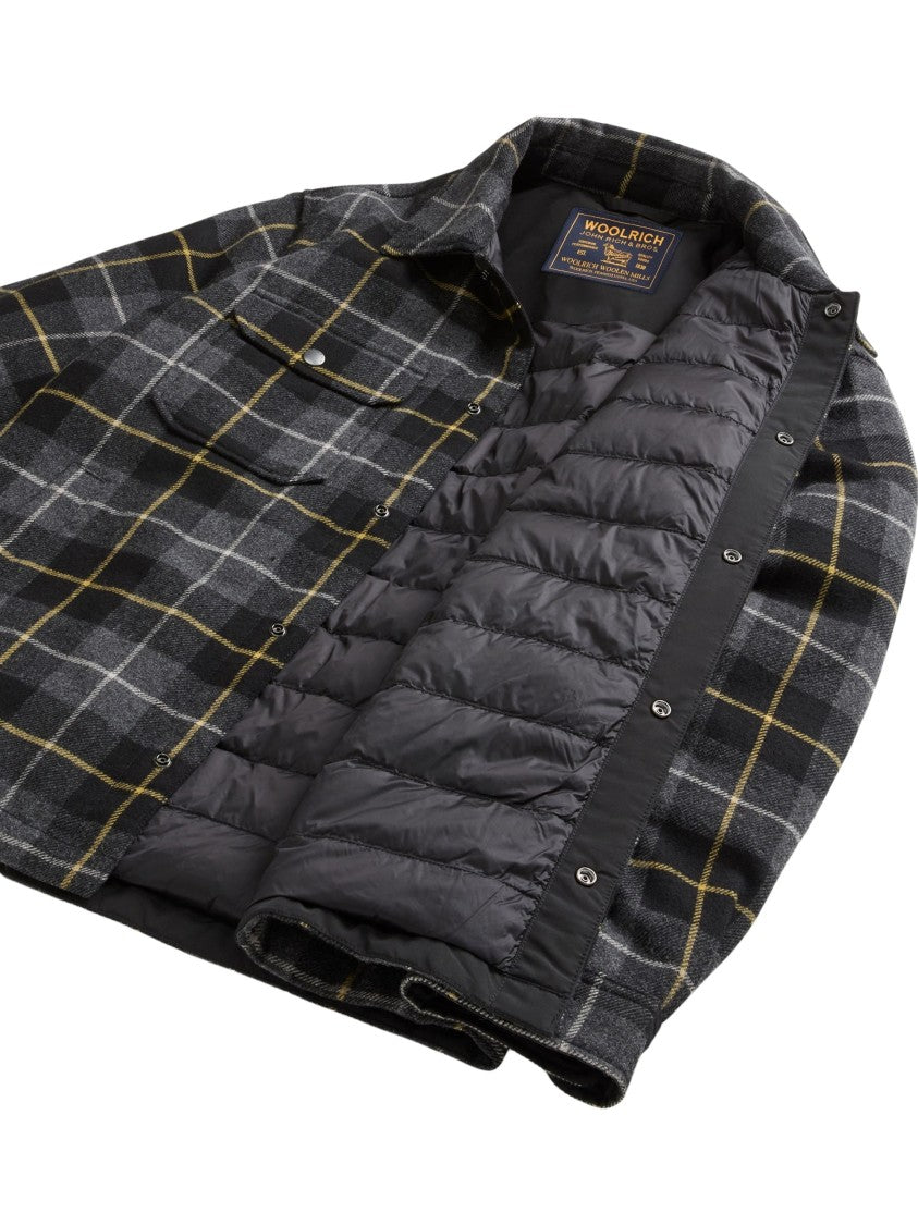 Woolrich Padded Alaskan Check Wool-Blend Shirt-Jacket