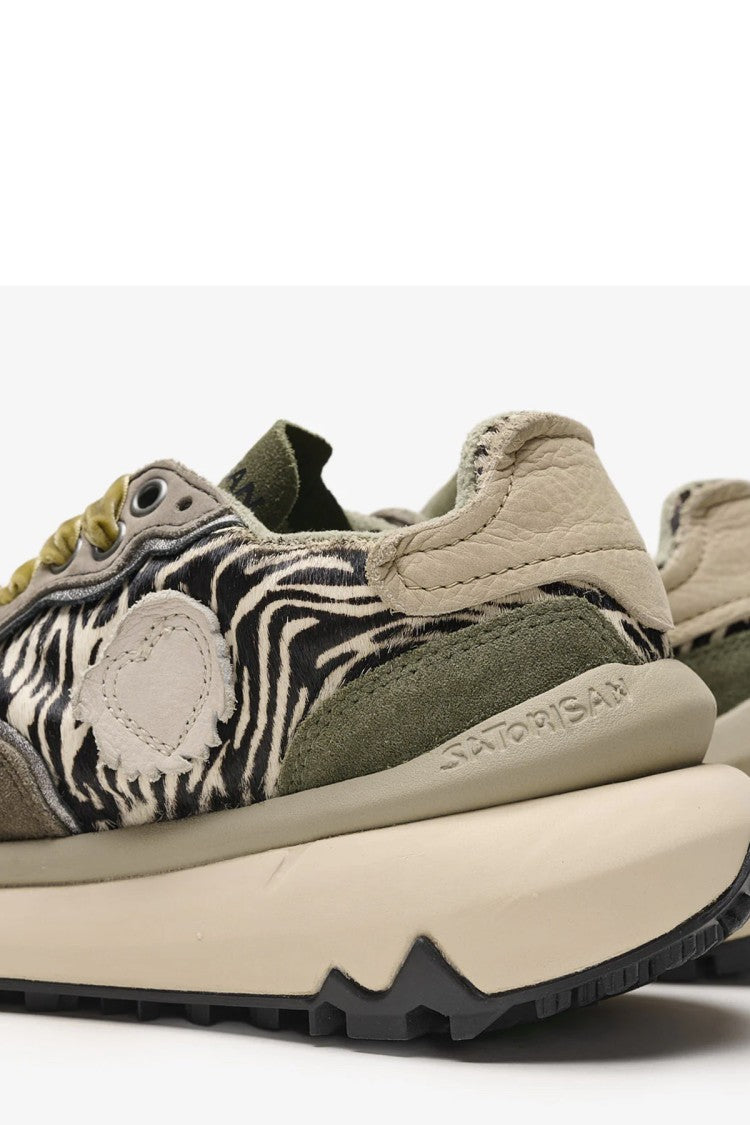 Satorisan Multicolor Leather Low-Top Sneakers