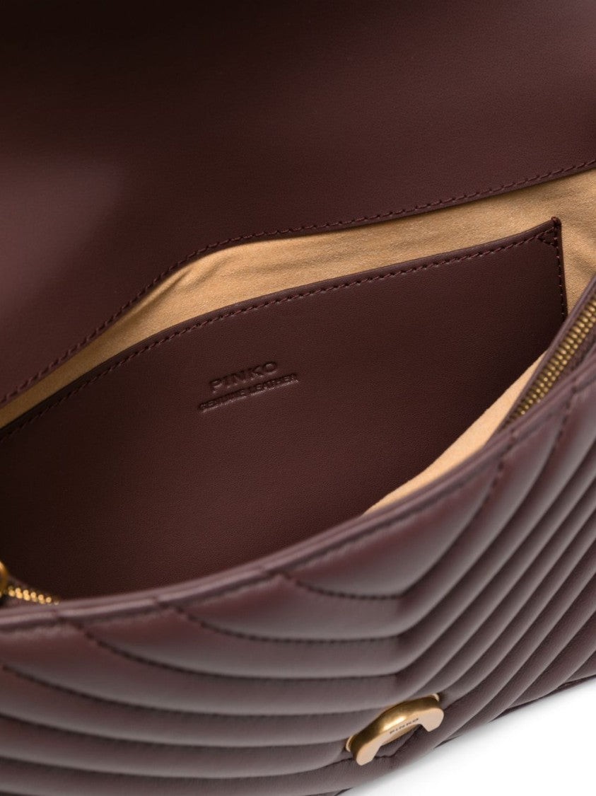 Pinko One Chevron Classic Love Bag