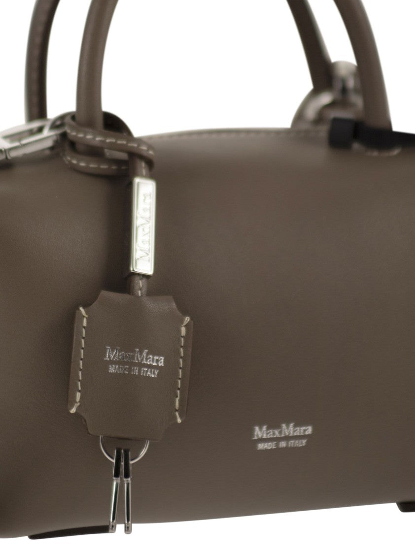 Max Mara Holdalls - Small Natural Leather Satchel