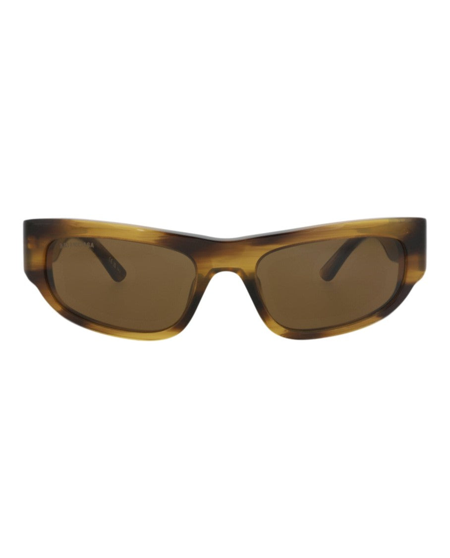 Balenciaga Square-Frame Recycled Acetate Sunglasses