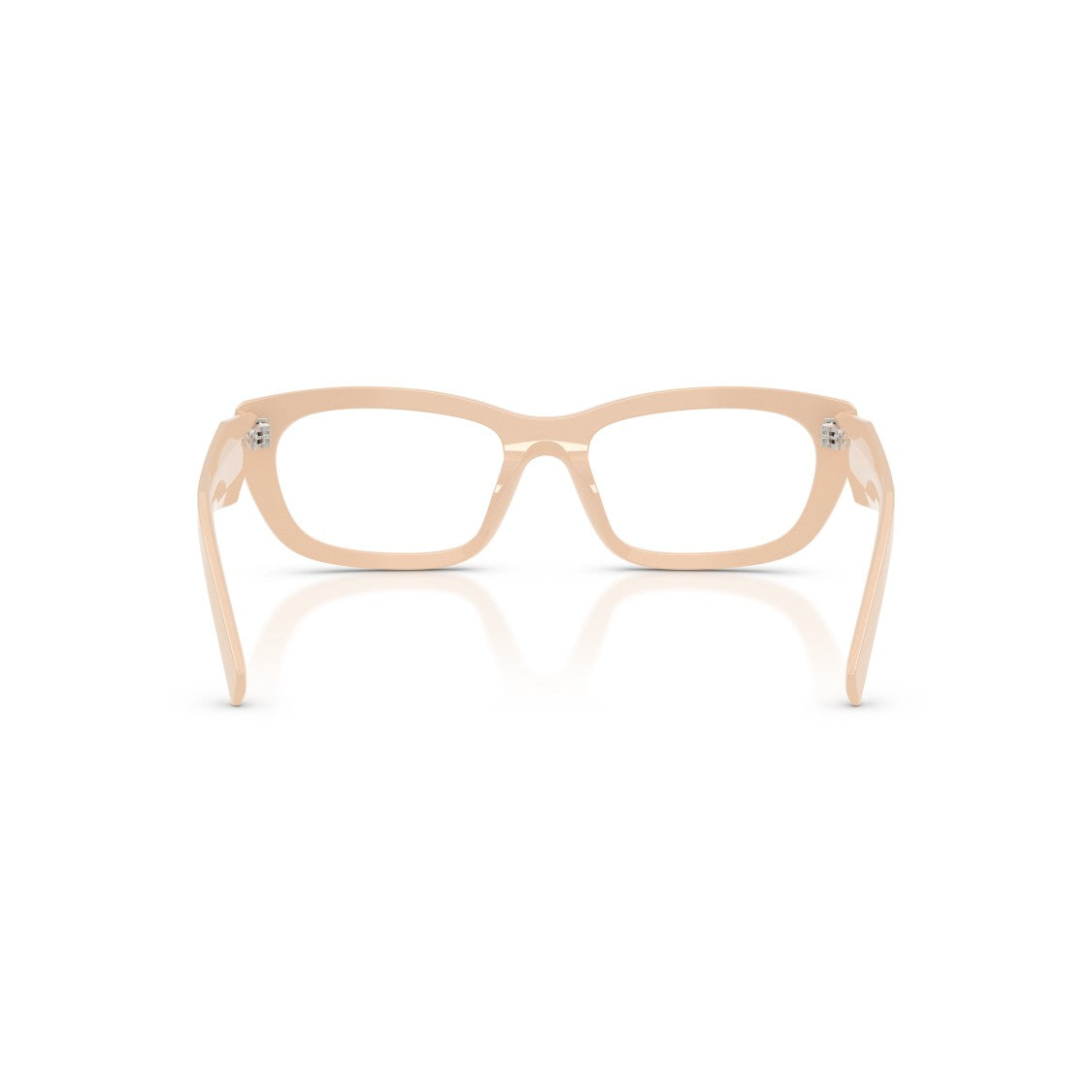 Prada 0Pr D09v Rectangular Beige Acetate Sunglasses