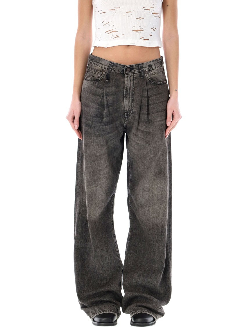R13 Damon Pleated Wide Pant