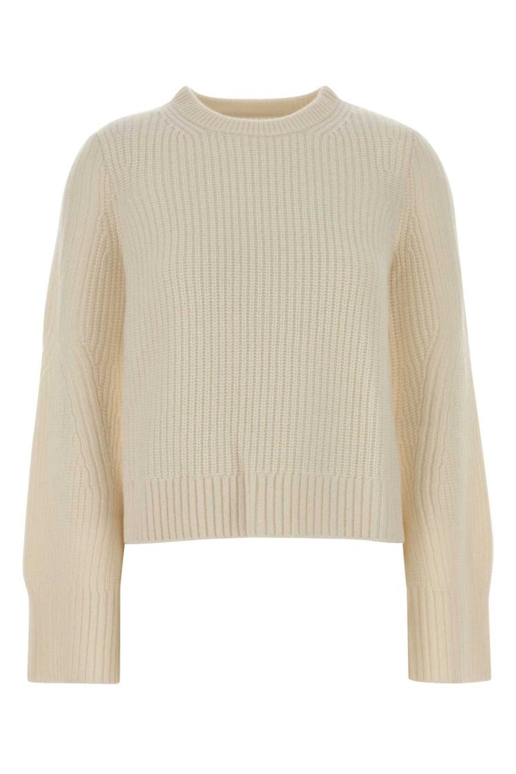 Loulou Studio Ivory Cashmere Alfie Sweater