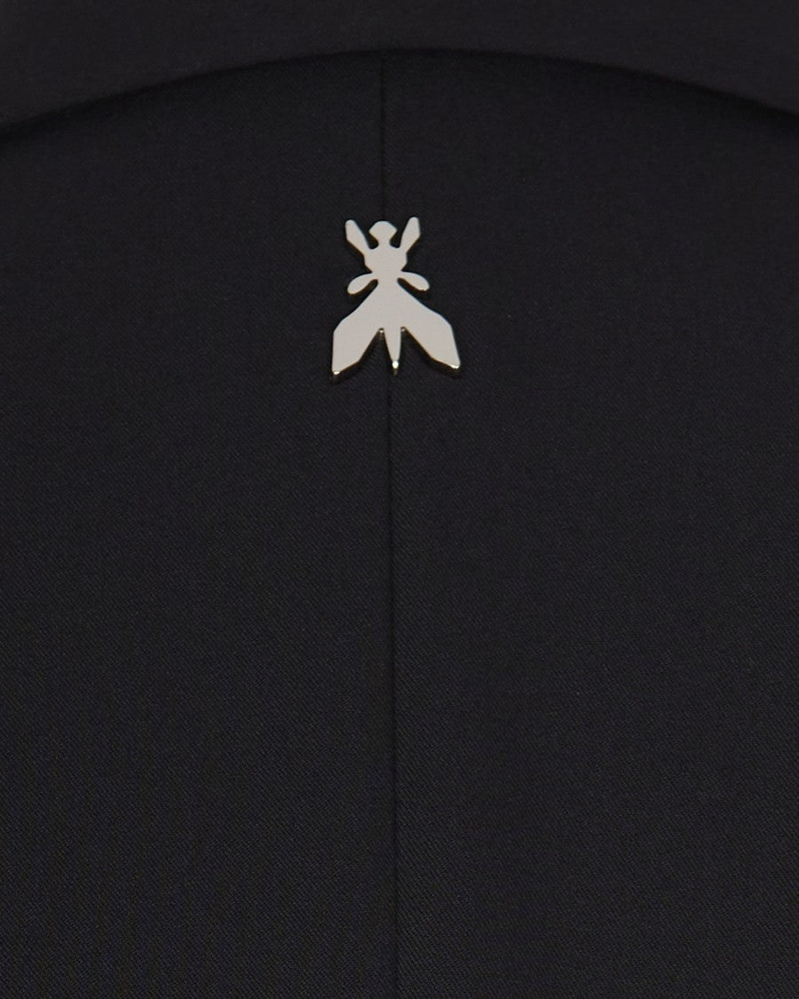 Patrizia Pepe Oversized Double-Breasted Blazer With Tailored Design And Logo Detail