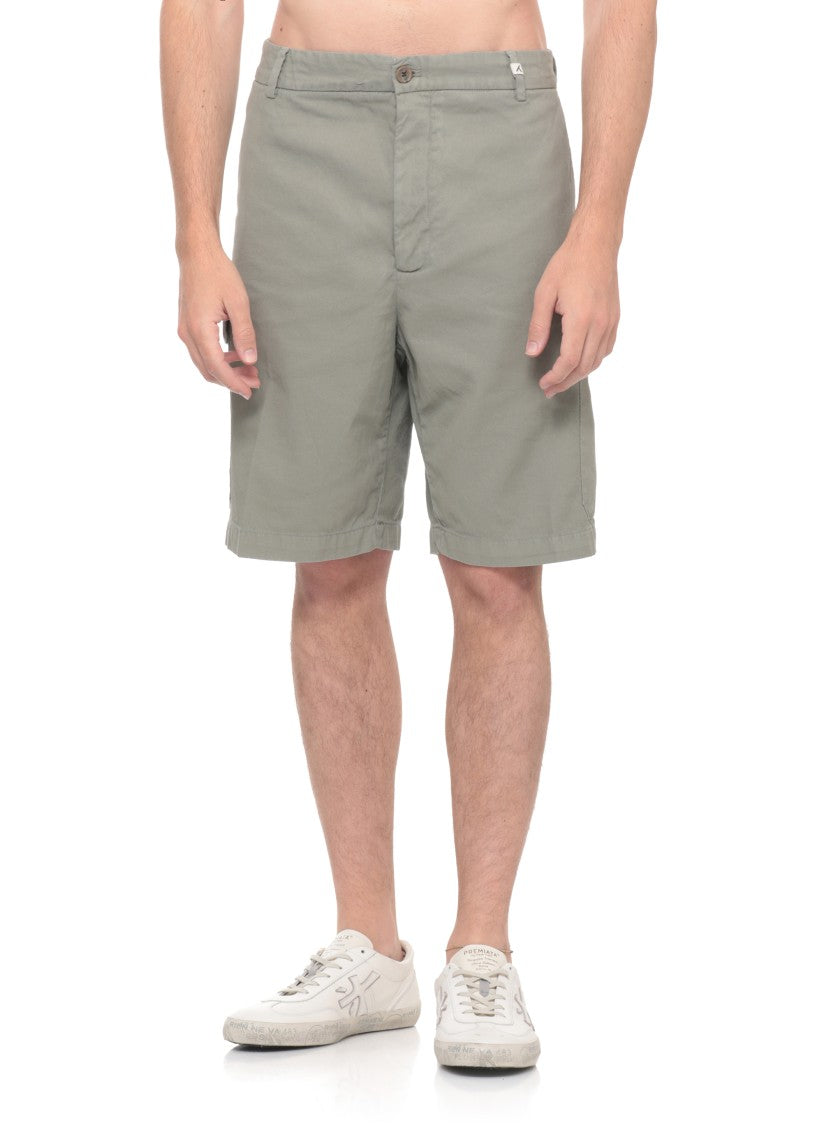 Myths Green Apollo Drawstring Cotton Shorts
