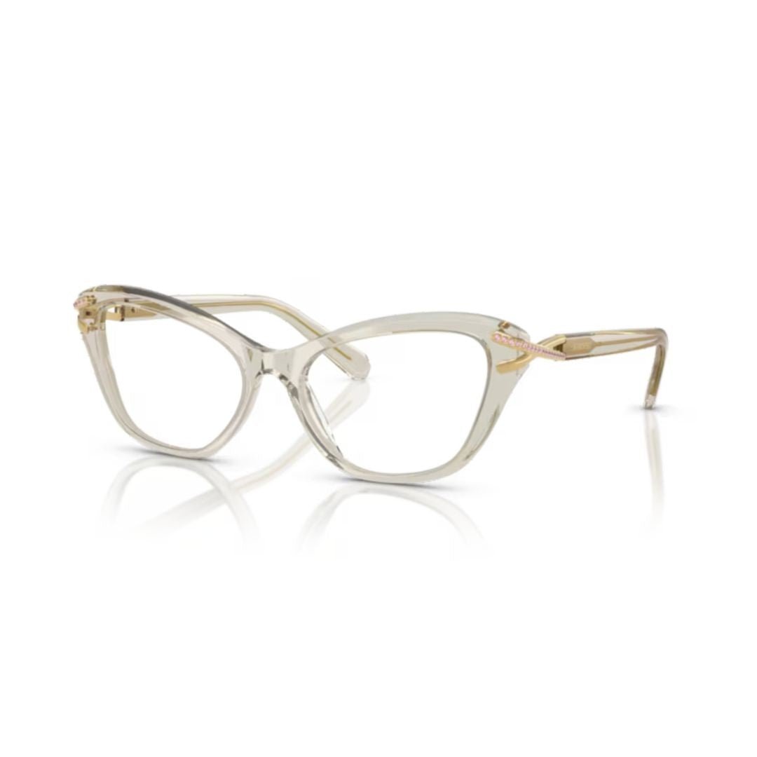 Swarovski 0Sk2031 Translucent Acetate Cat-Eye Oversized Sunglasses