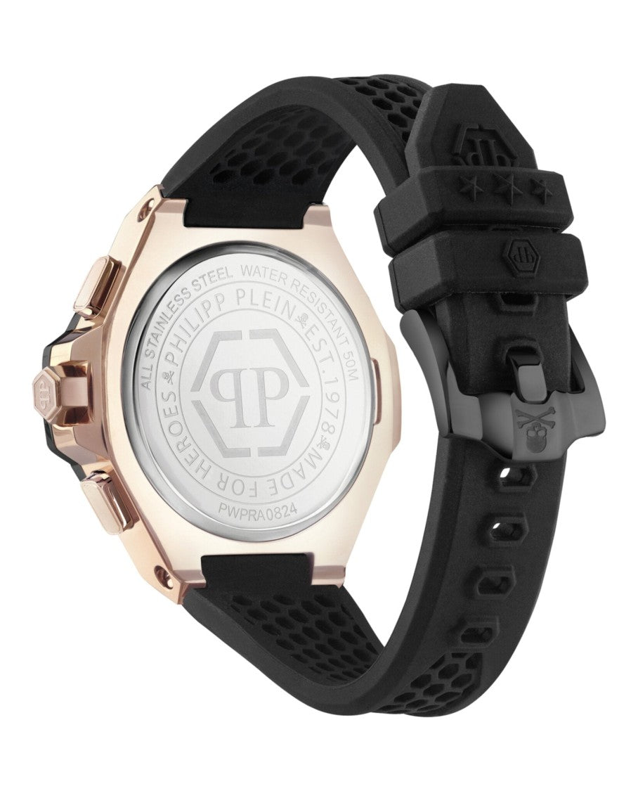 Philipp Plein Plein Chrono Royal 46Mm Two-Tone Silicone Watch