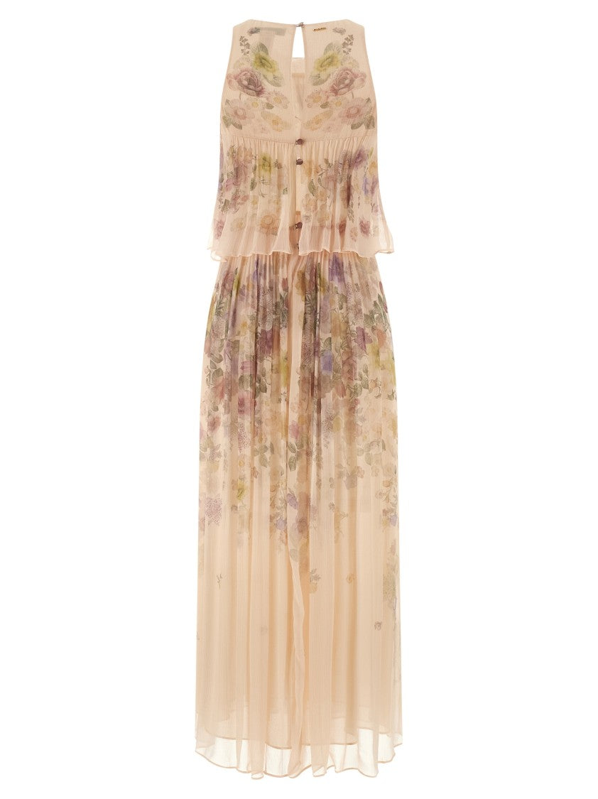 Twin-Set Floral Ruffle Dress