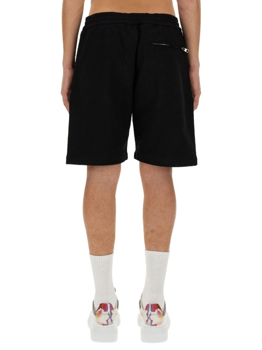 Alexander Mcqueen Bermuda With Logo