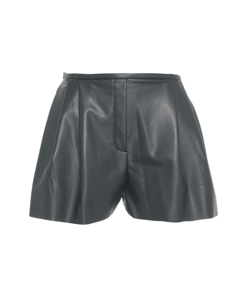 Norma Kamali Faux Leather Shorts