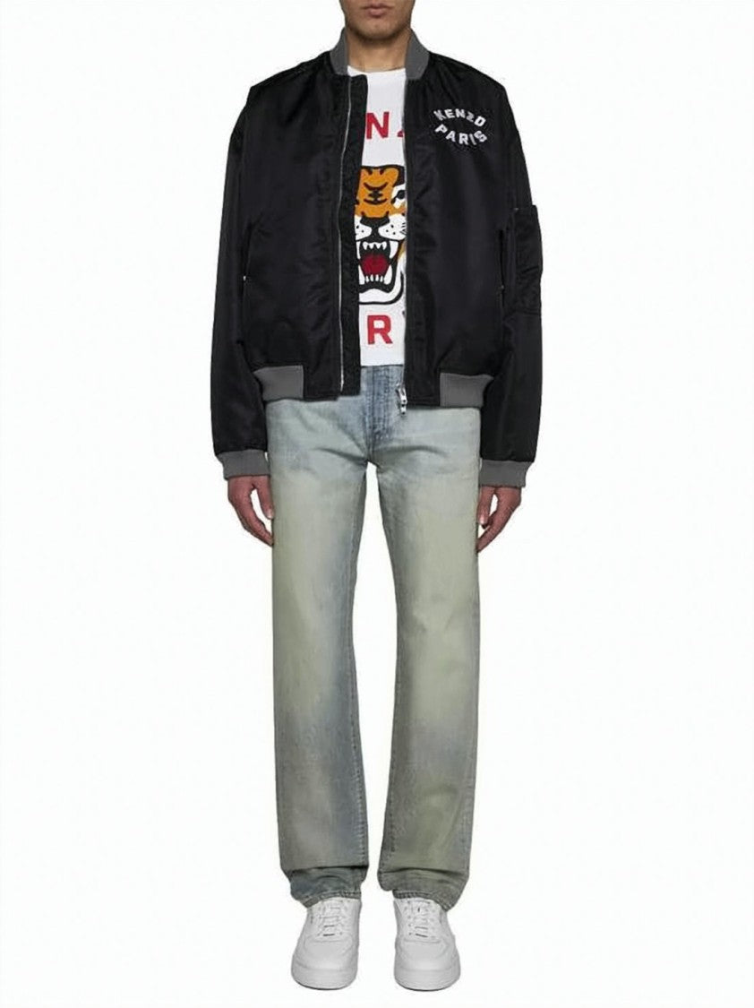 Kenzo Light Blue Relaxed Fit Denim Pants With Classic Five-Pocket Design