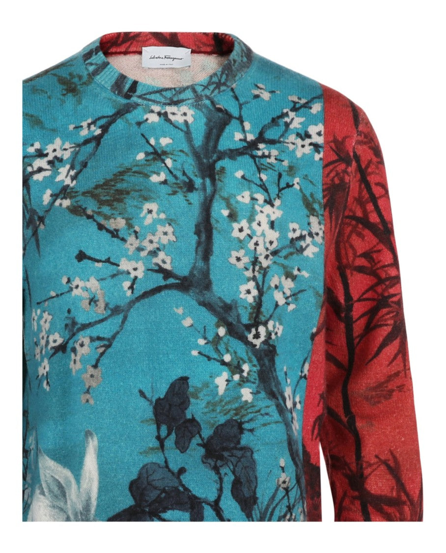 Ferragamo Crew Neck Rabbit Sweater