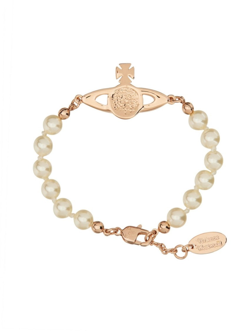 Vivienne Westwood Mini Bas Relief Pearl Bracelet