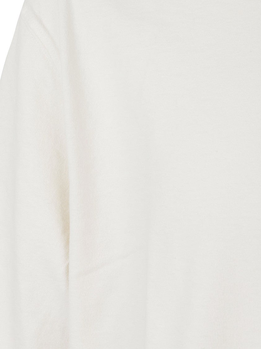 Golden Goose White Cotton Logo T-Shirt