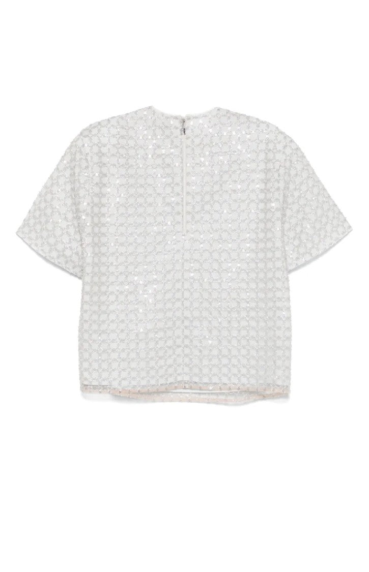 Rotate Beaded Oversized Top