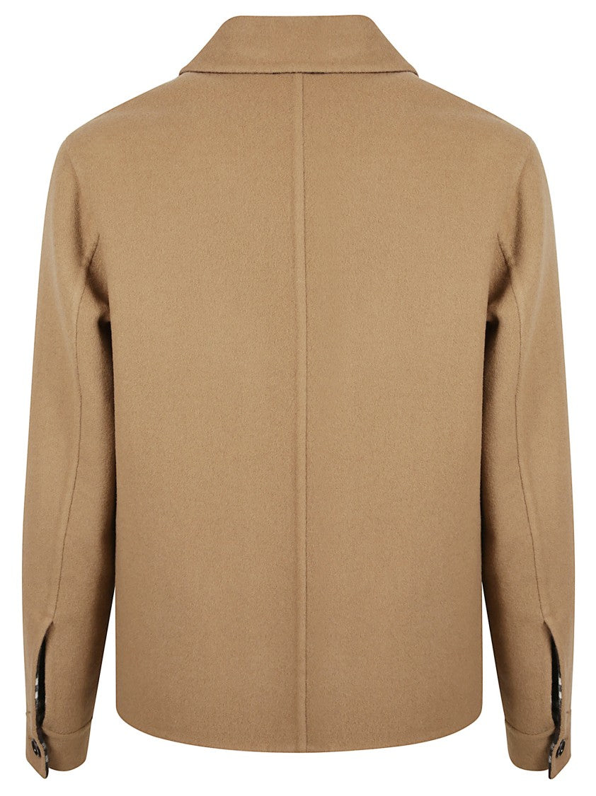 Burberry Light Brown Wool Twill Jacket