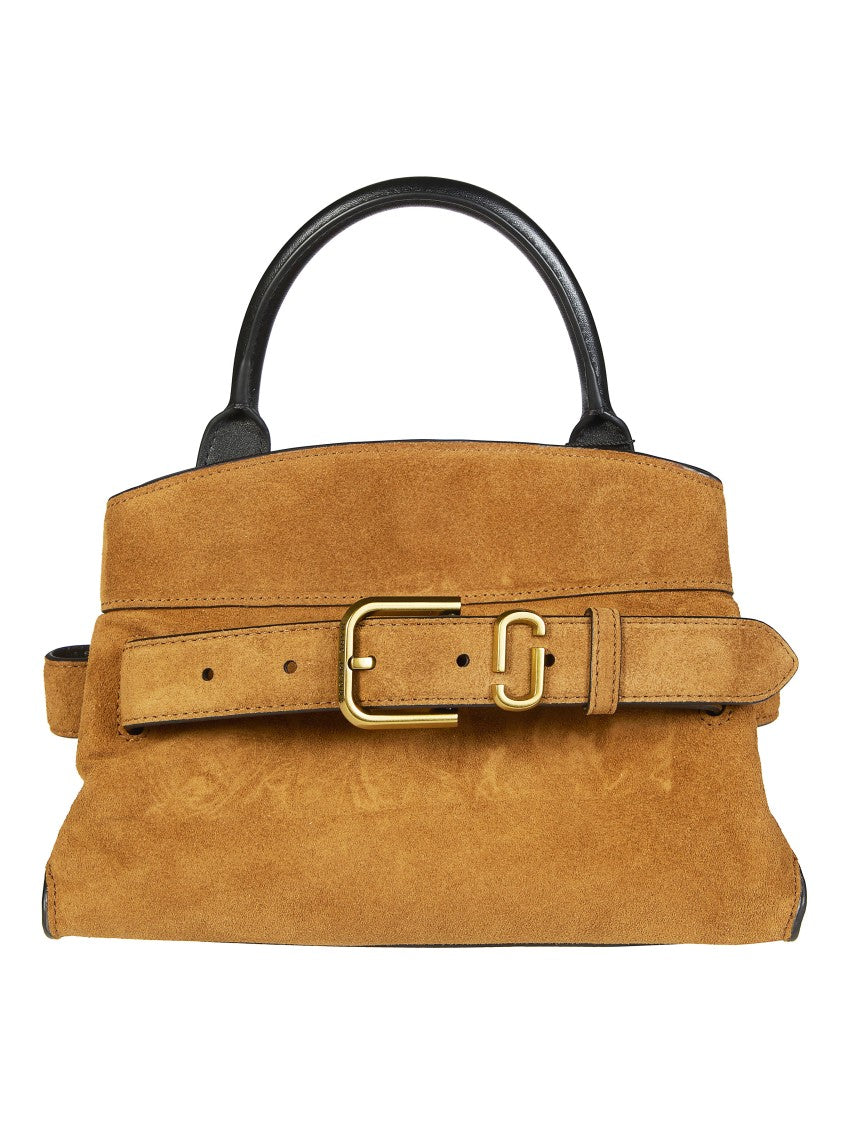 Marc Jacobs Rich Brown Suede S Small Satchel Bag