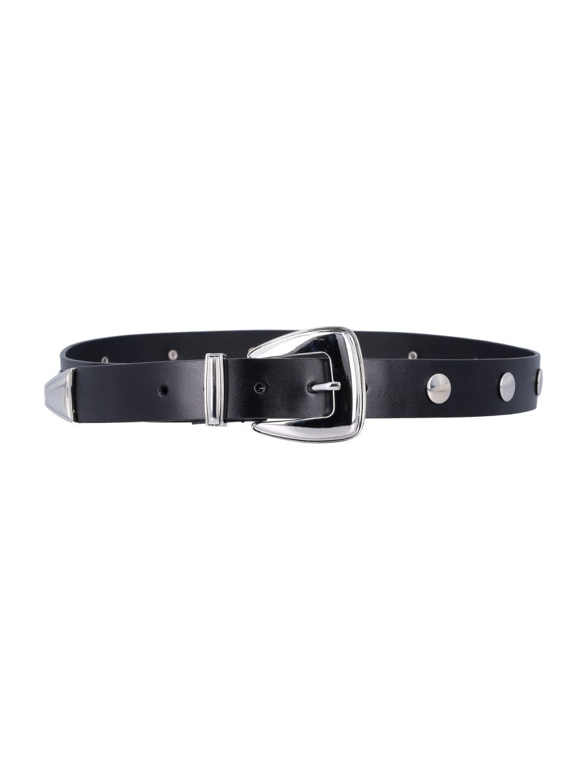The Frankie Shop Perth Studded Leather Belt