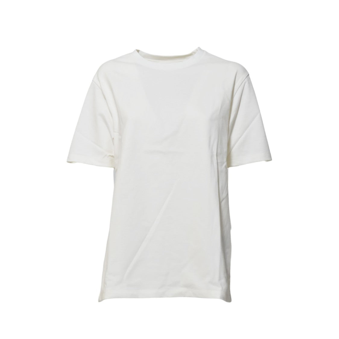 Jil Sander Classic White Cotton Jersey T-Shirt