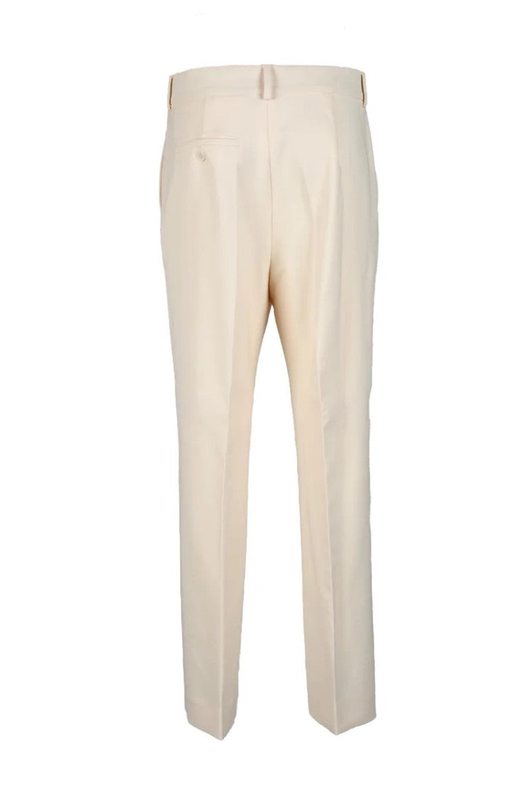 Sportmax Tailored Peach Trousers With Structured Silhouette