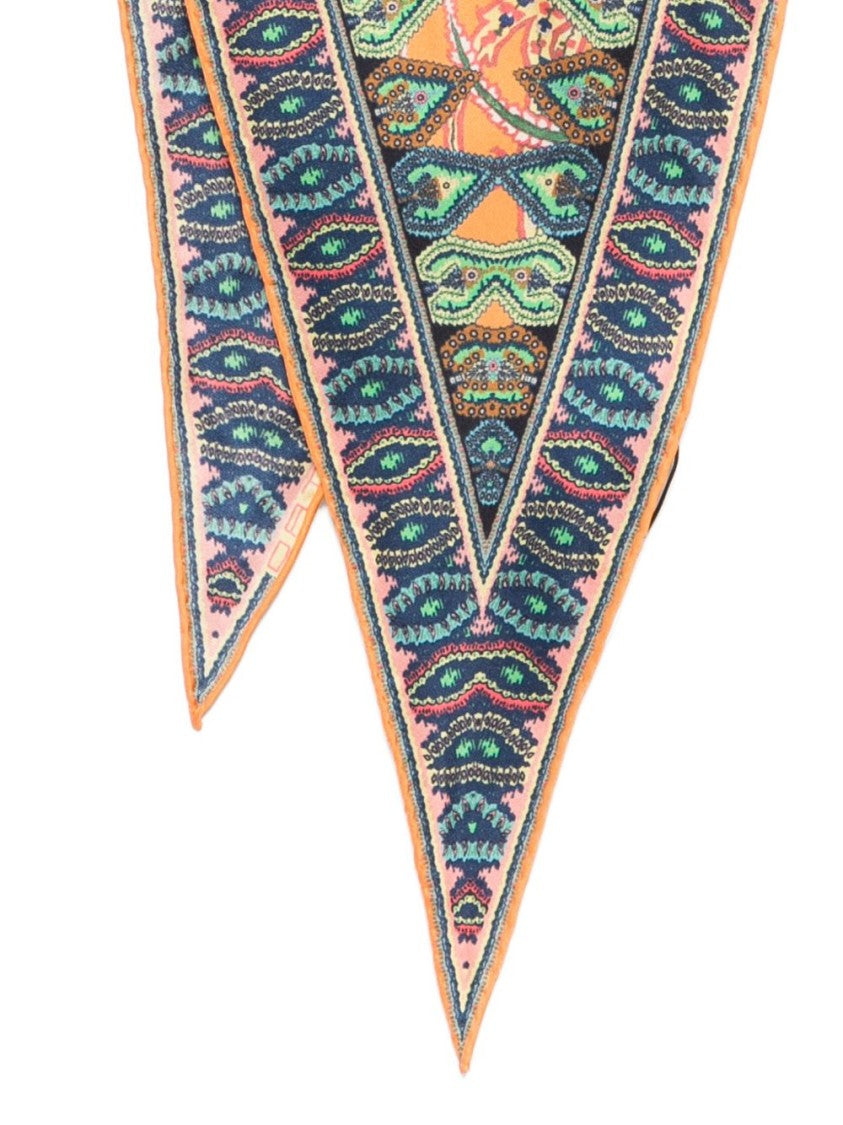 Etro Paisley Pattern Silk Scarf