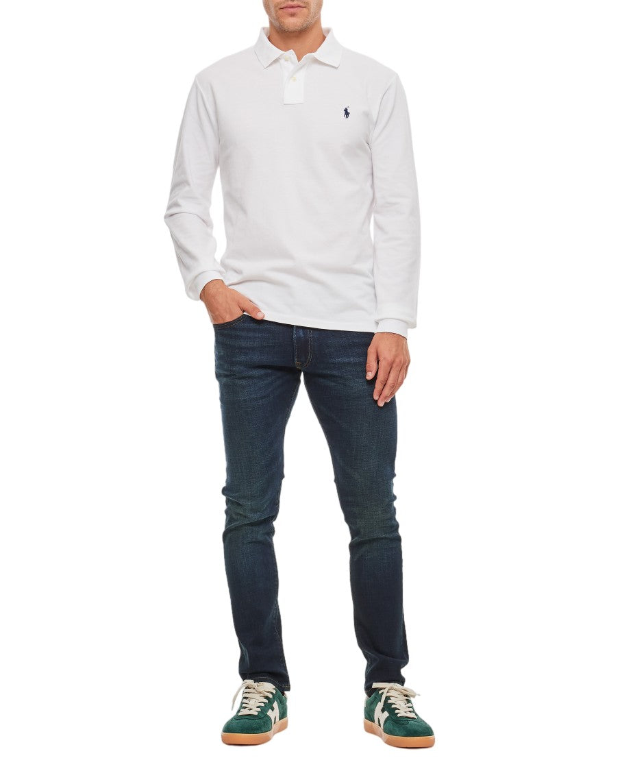 Polo Ralph Lauren Ribbed Polo Shirt With Two-Button Closure