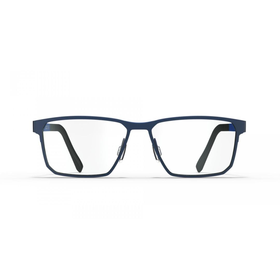 Blackfin Bf991 Westhampton Rectangular Frame Eyeglasses With Matte Deep Blue Finish