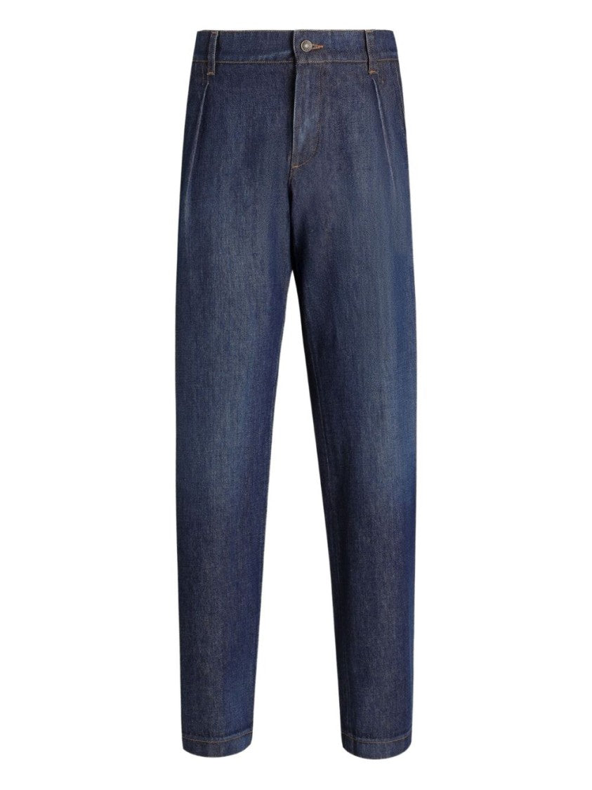 Dolce & Gabbana Relaxed Fit Cotton Denim Jeans