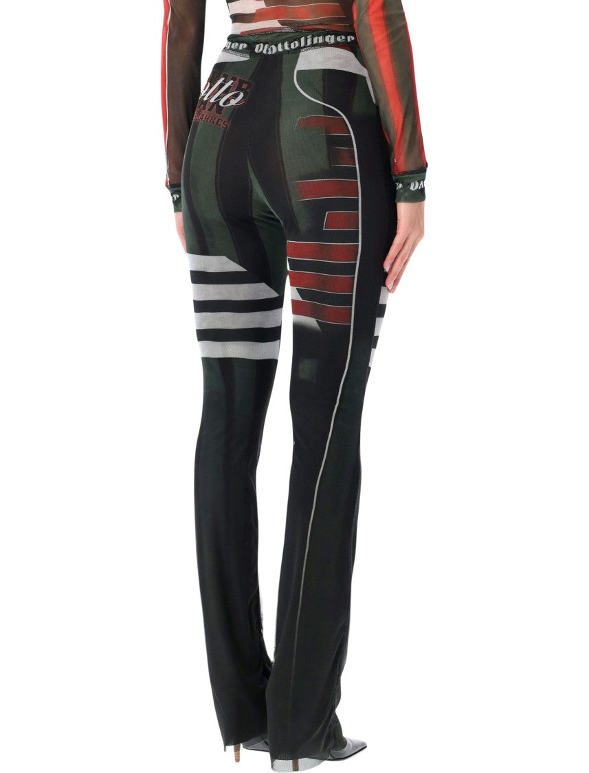 Ottolinger Leggins Mesh Printed Fitted Leggings