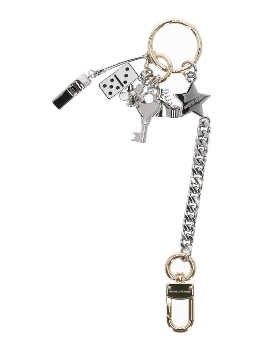Marc Jacobs The Cluster Charm Metallic Keychain