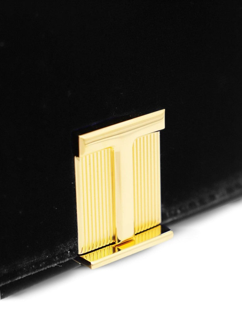 Tom Ford Mini Shoulder Bag With Velvet Finish