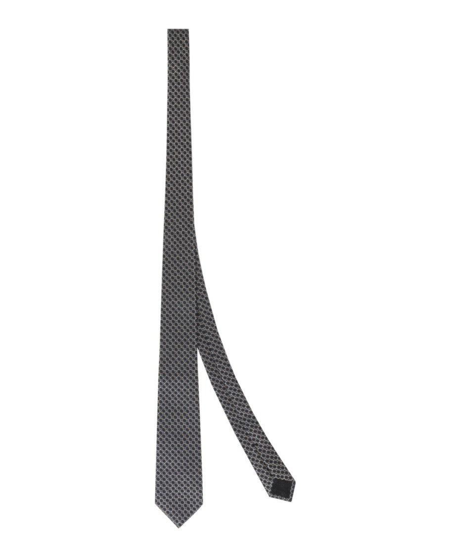 Gucci Horsebit Silk Jacquard Tie