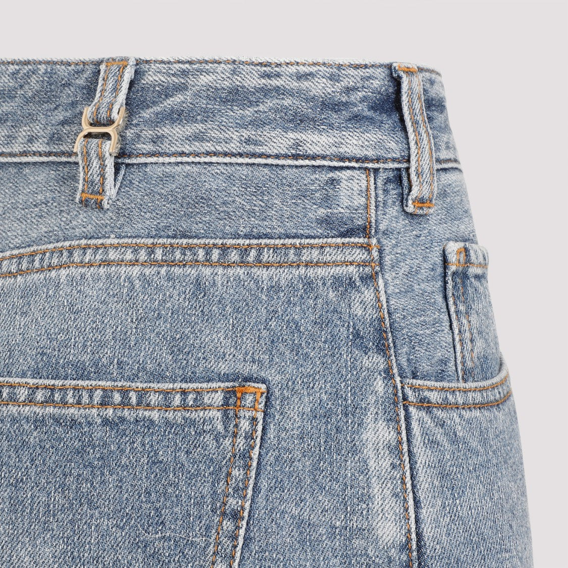 Chloé Foggy Blue Cotton Jeans